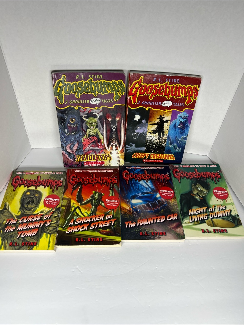 Goosebumps books by R.L Stine lot Of 6 Paperback